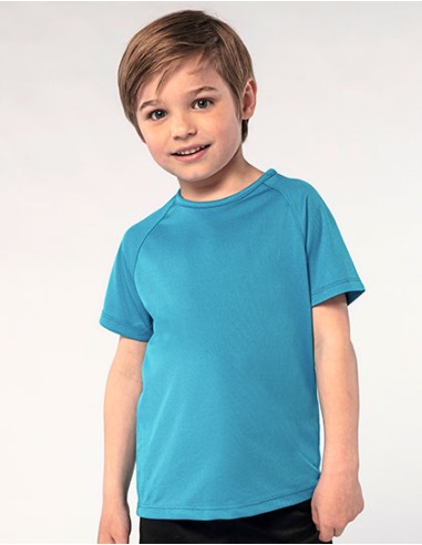 S-01166-Kids Raglan Sleeved T-Shirt Sporty